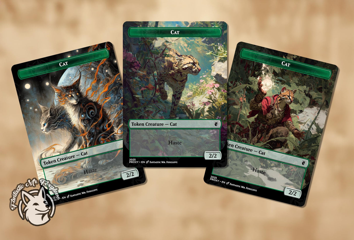 Cat Token | Proxy Card — Choose Your Art!