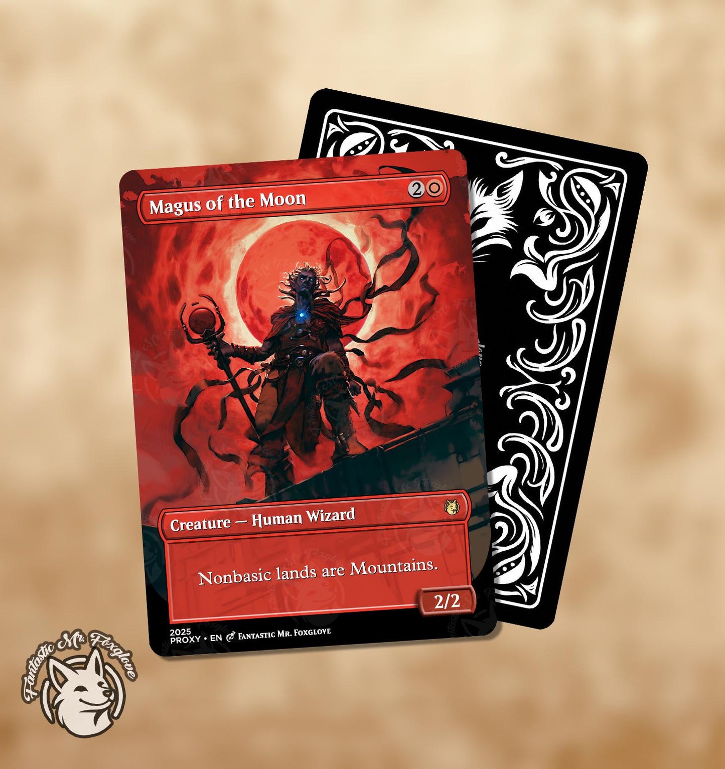 Blood Moon & Magus of the Moon | Proxy Cards