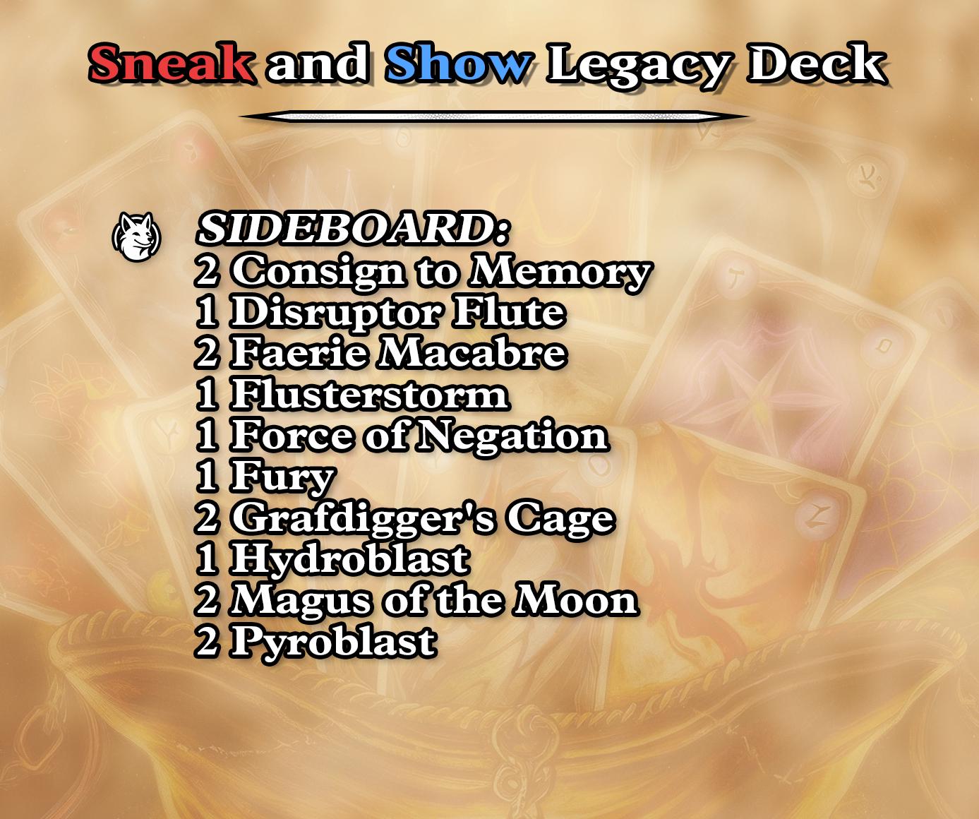 Show and Tell Legacy Proxy Deck | 75 Proxy Cards for Playtesting