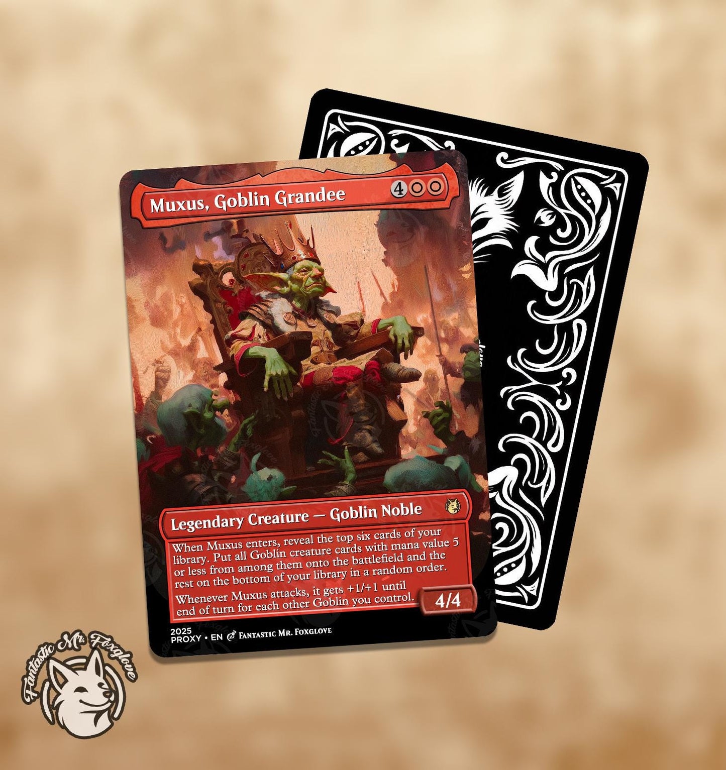 Muxus, Goblin Grandee | Proxy Card