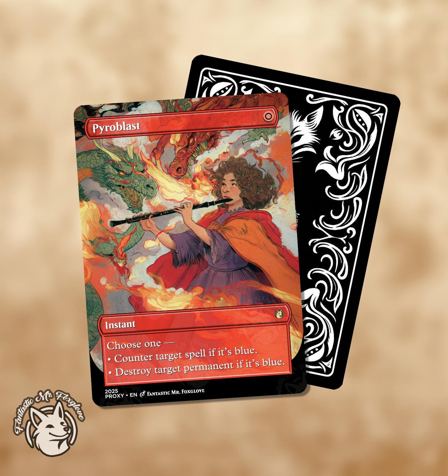 Red Elemental Blast & Pyroblast | Proxy Cards