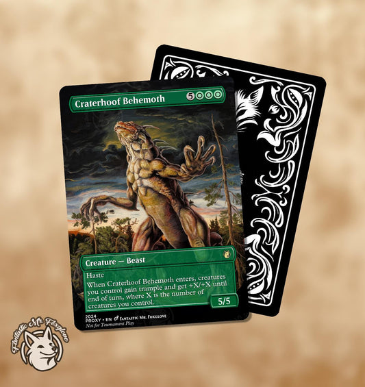 Craterhoof Behemoth | Proxy Card