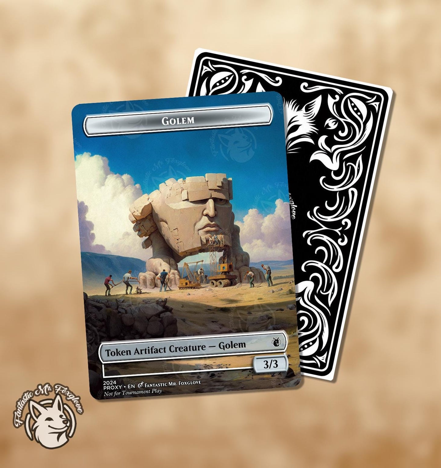 Golem Token | Proxy Card (Choose Your Art and P/T!) — Great for Blade Splicer,  Nexus of Becoming, General Ferrous Rokiric, etc