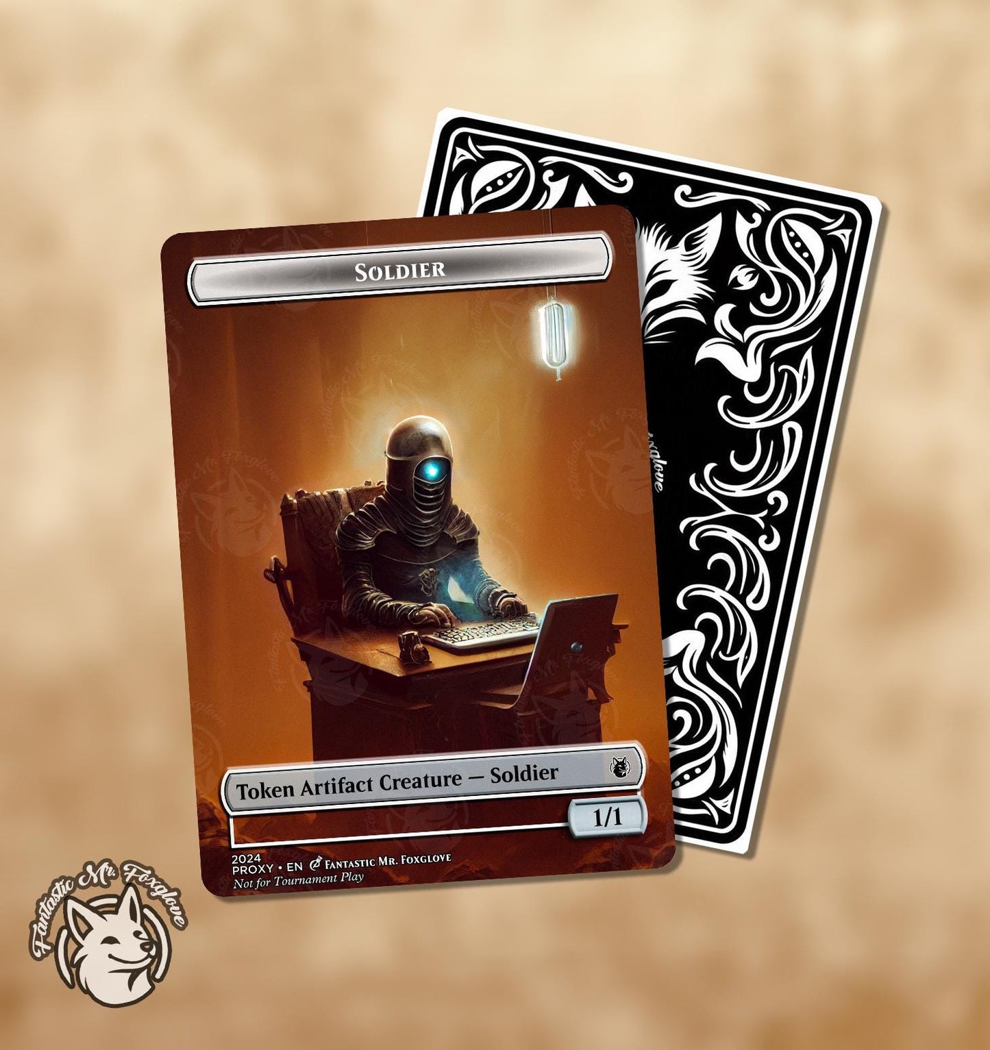 Soldier Token | Proxy Card (Choose Your P/T!)