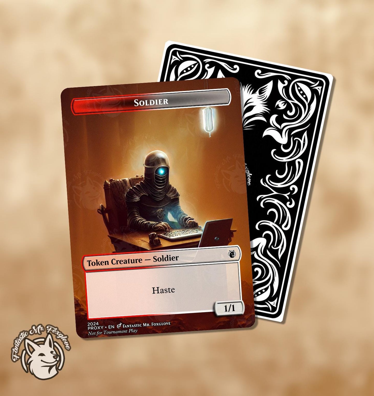 Soldier Token | Proxy Card (Choose Your P/T!)
