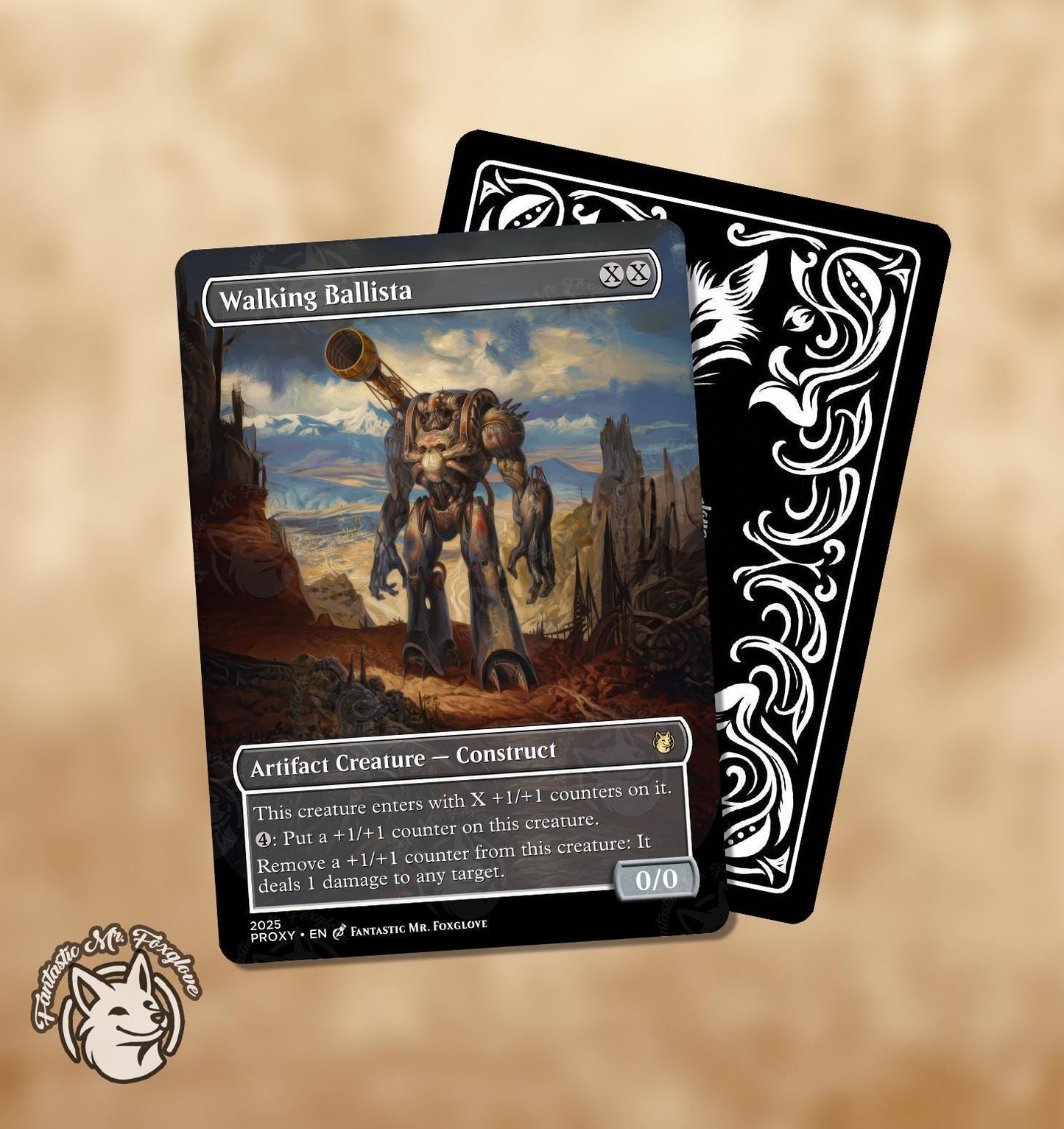 3 Artifact Monsters | Proxy Cards — Phyrexian Dreadnought, Blightsteel Colossus & Walking Ballista