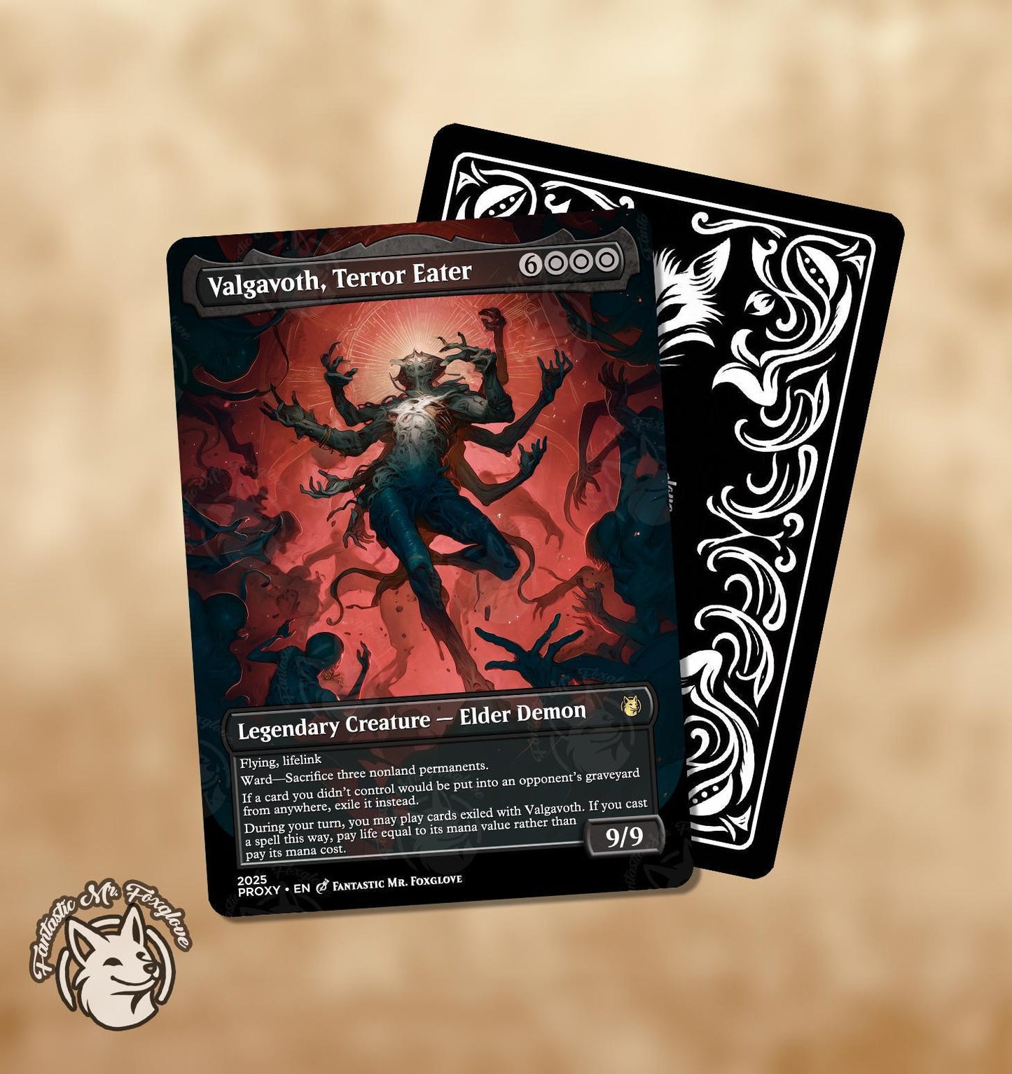 Valgavoth, Terror Eater | Custom Art Proxy Card