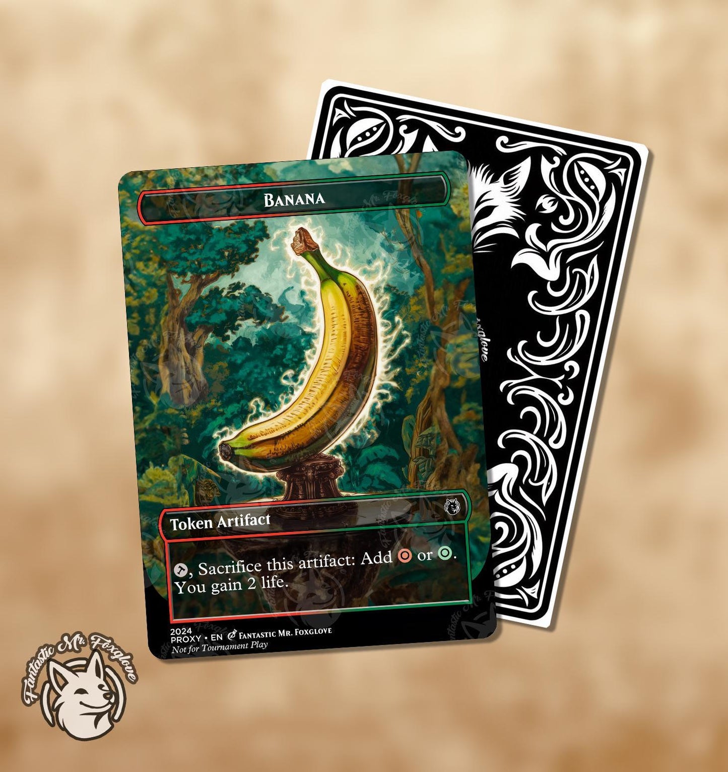 Banana Token | Proxy Card — Perfect for Kibo Decks!