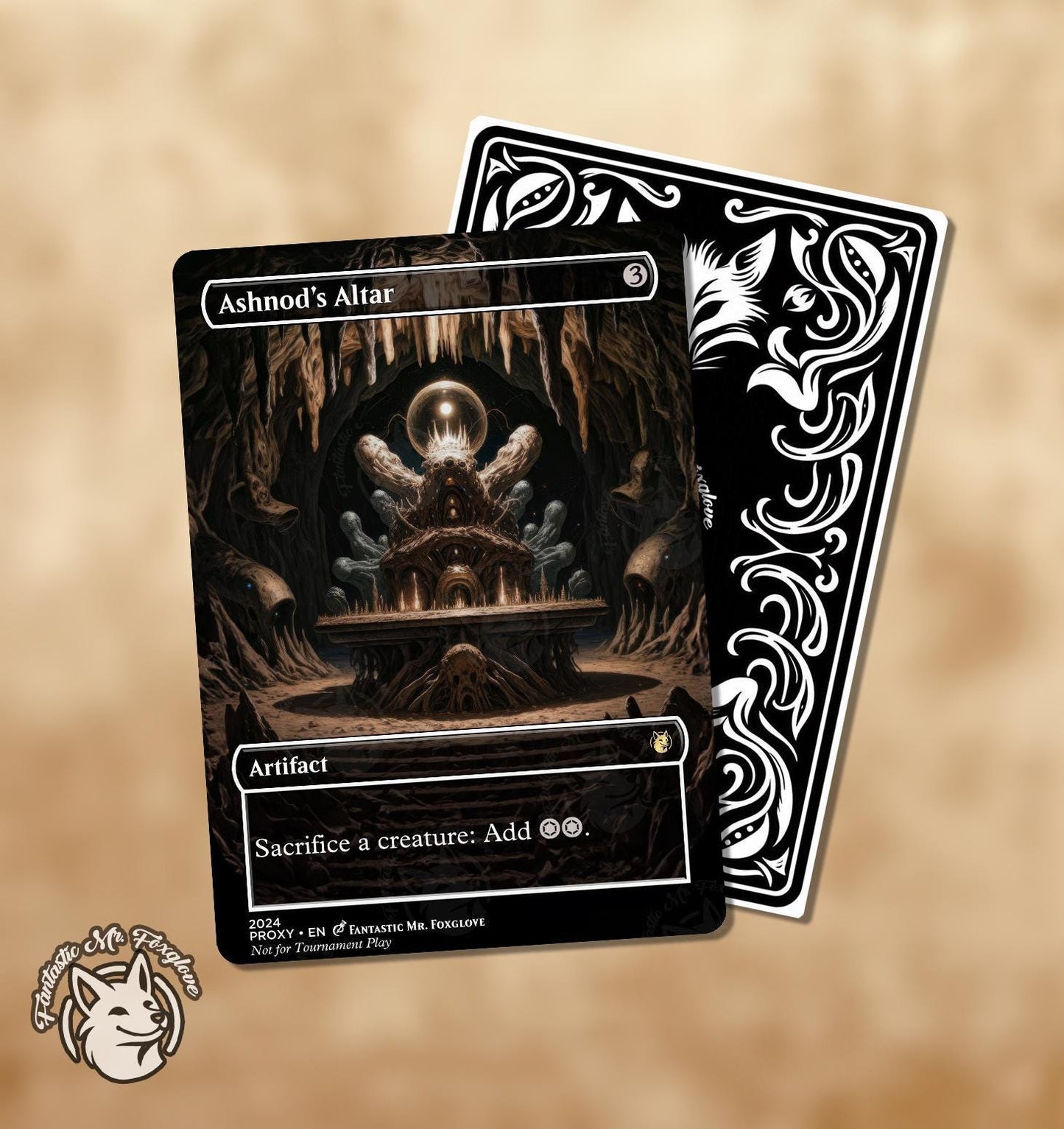 3 Combo Altars | Proxy Cards — Ashnod's Altar, Phyrexian Altar & Altar of Dementia