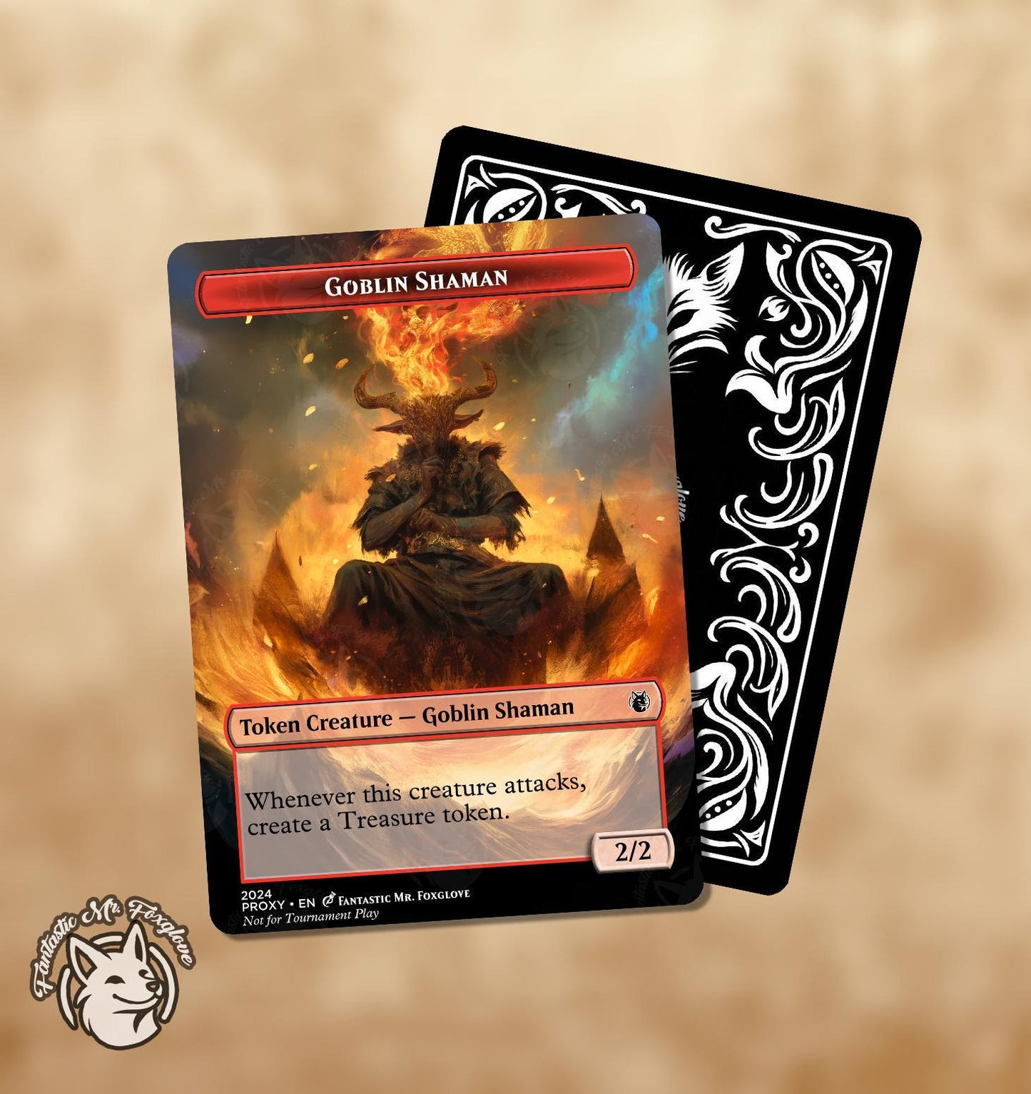 Goblin Shaman Token | Proxy Card — Choose Your Art!