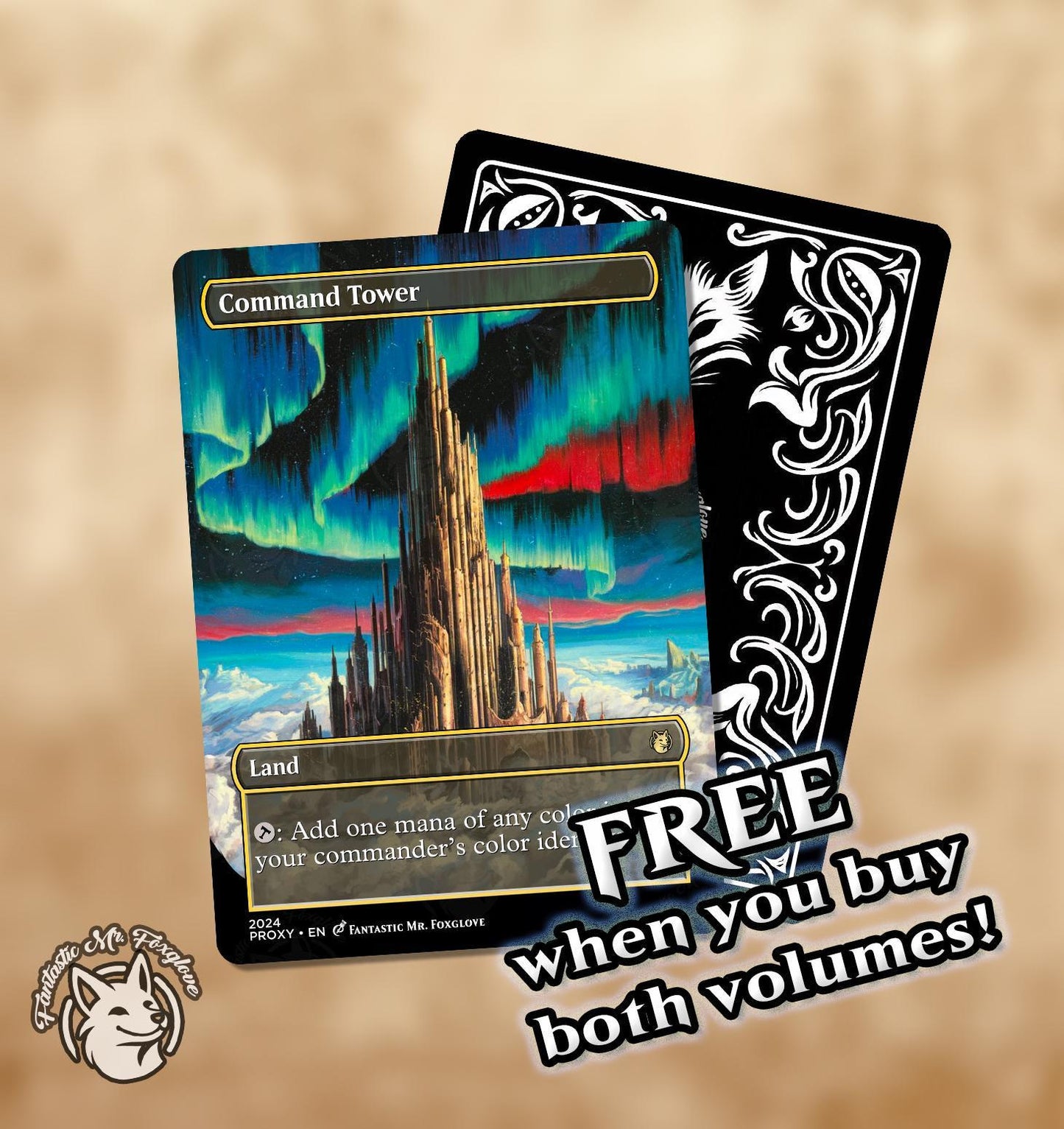 15+ Utility Lands | Proxy Cards — 2 Volumes! Buy Both for a Free Cmd Tower!—Tomb, Cradle, Coffers, Saga, City, Workshop, Bazaar, Academy