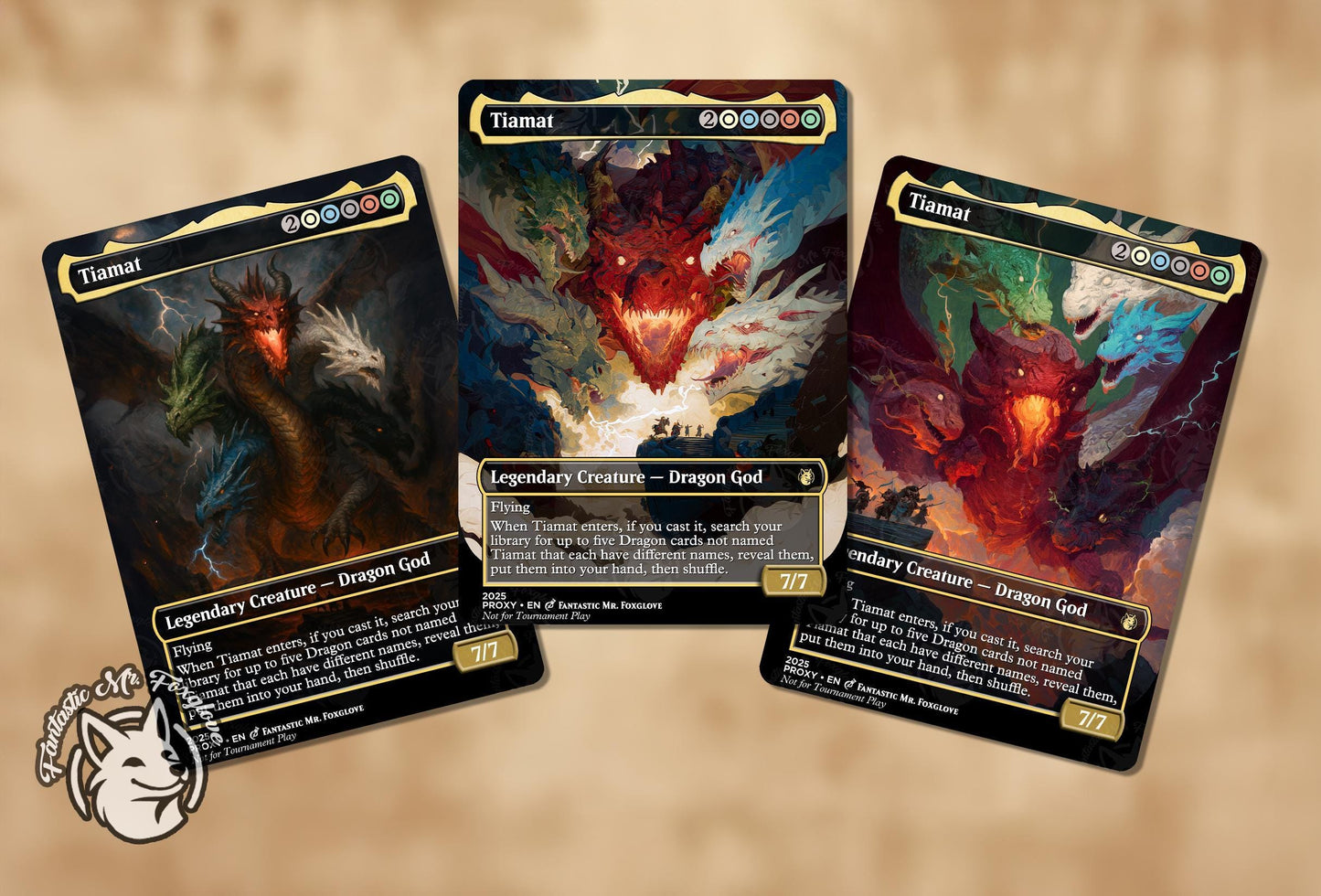 Tiamat | Proxy Card — Choose Your Art!