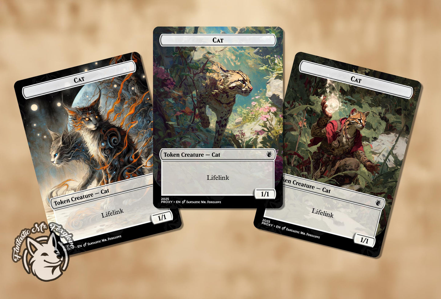 Cat Token | Proxy Card — Choose Your Art!