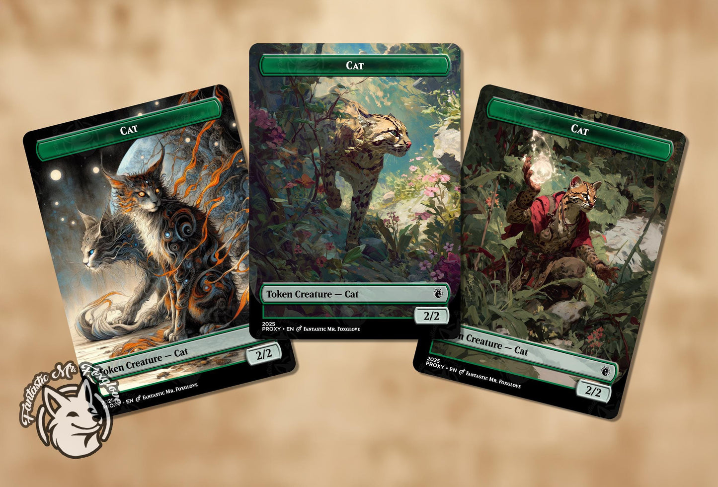 Cat Token | Proxy Card — Choose Your Art!