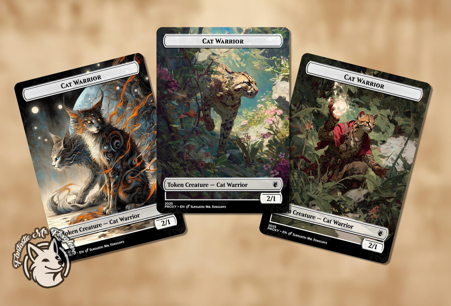 Cat Token | Proxy Card — Choose Your Art!