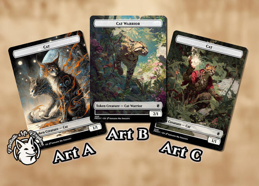 Cat Token | Proxy Card — Choose Your Art!