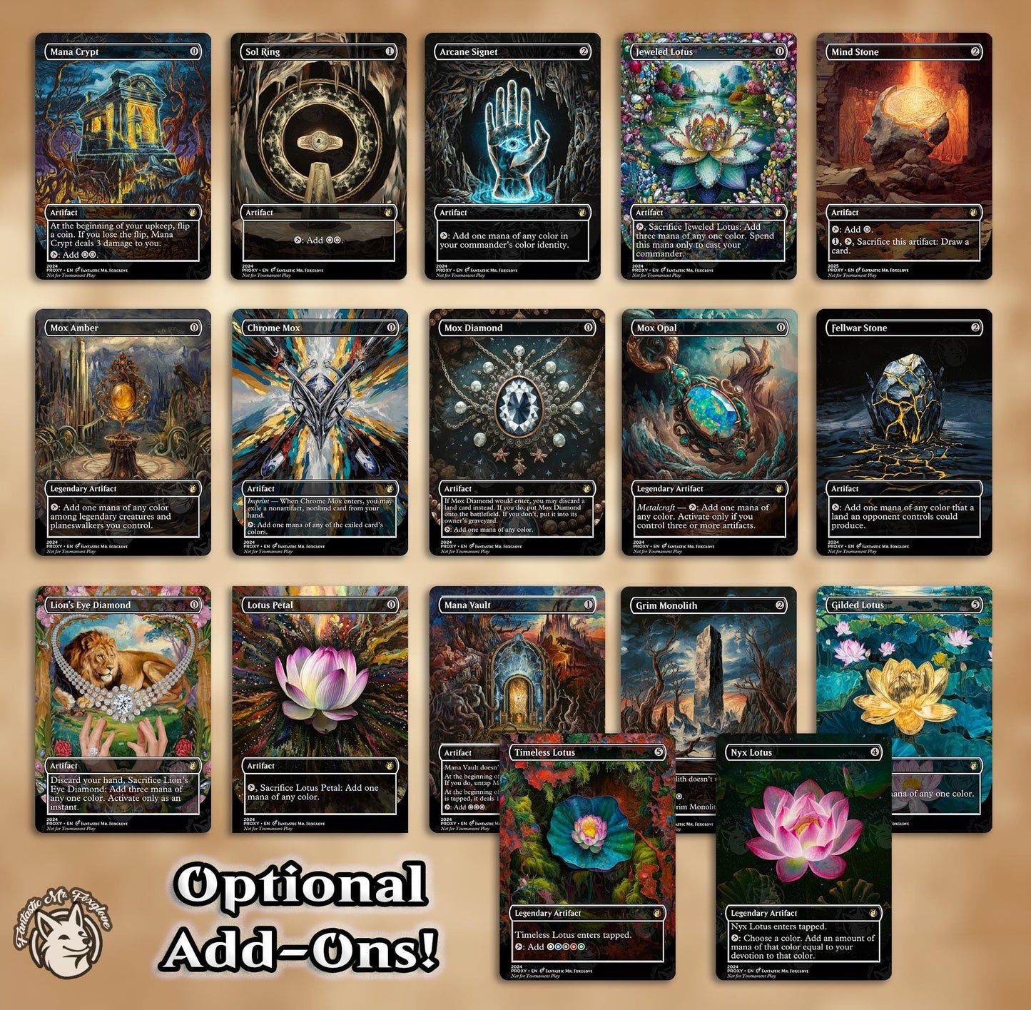 13 Utility Artifact Staples | Proxy Cards — Crucible, Roaming Throne, Greaves, Top, Skullclamp, The Ozolith, Shadowspear, etc