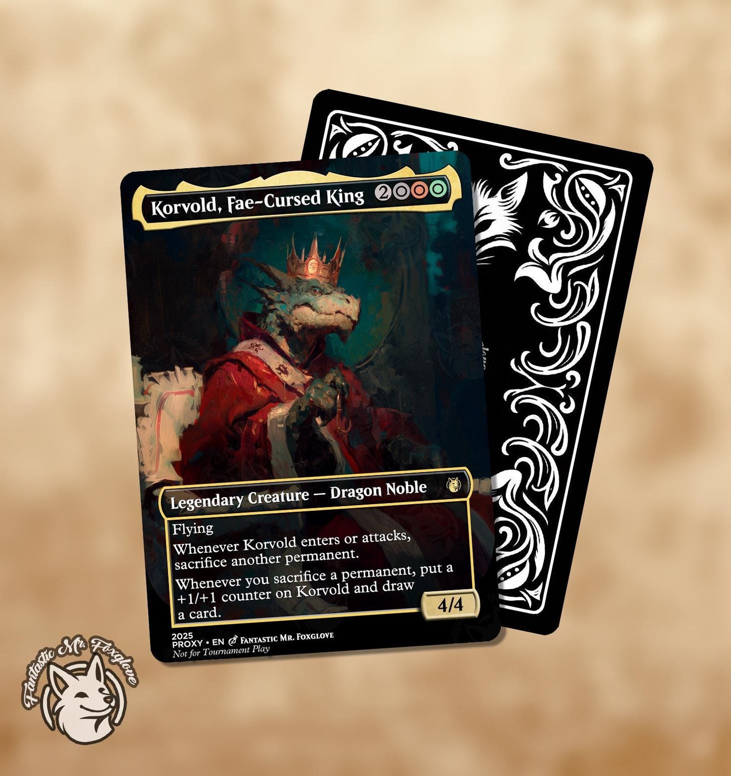 Korvold, Fae-Cursed King | Proxy Card — Choose Your Art!