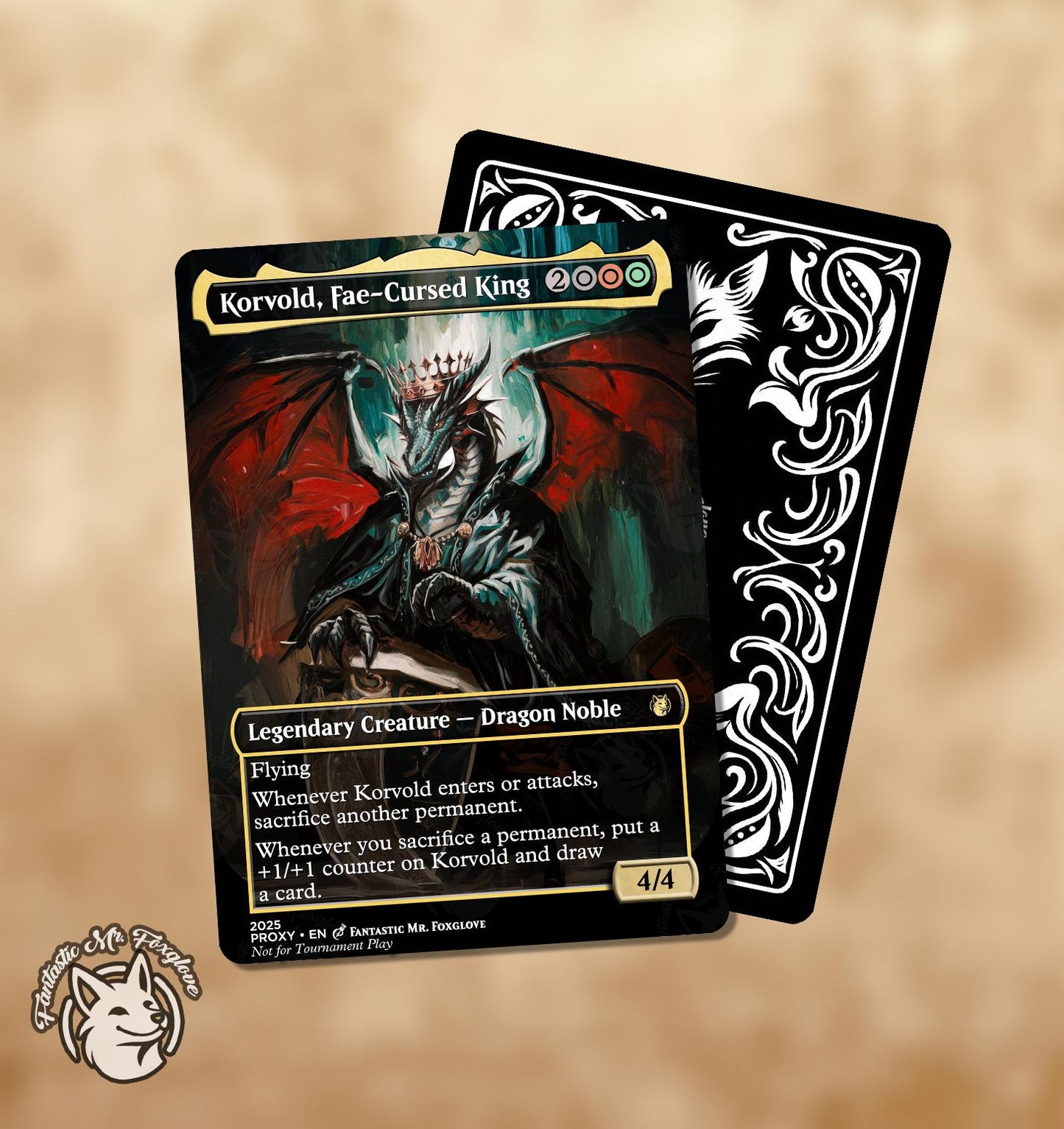 Korvold, Fae-Cursed King | Proxy Card — Choose Your Art!