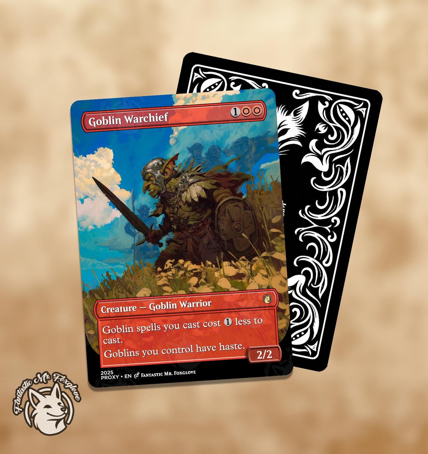 Goblin Warchief | Proxy Card