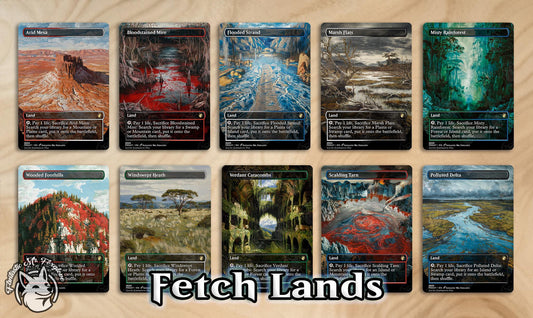10 Fetch Lands | Proxy Cards