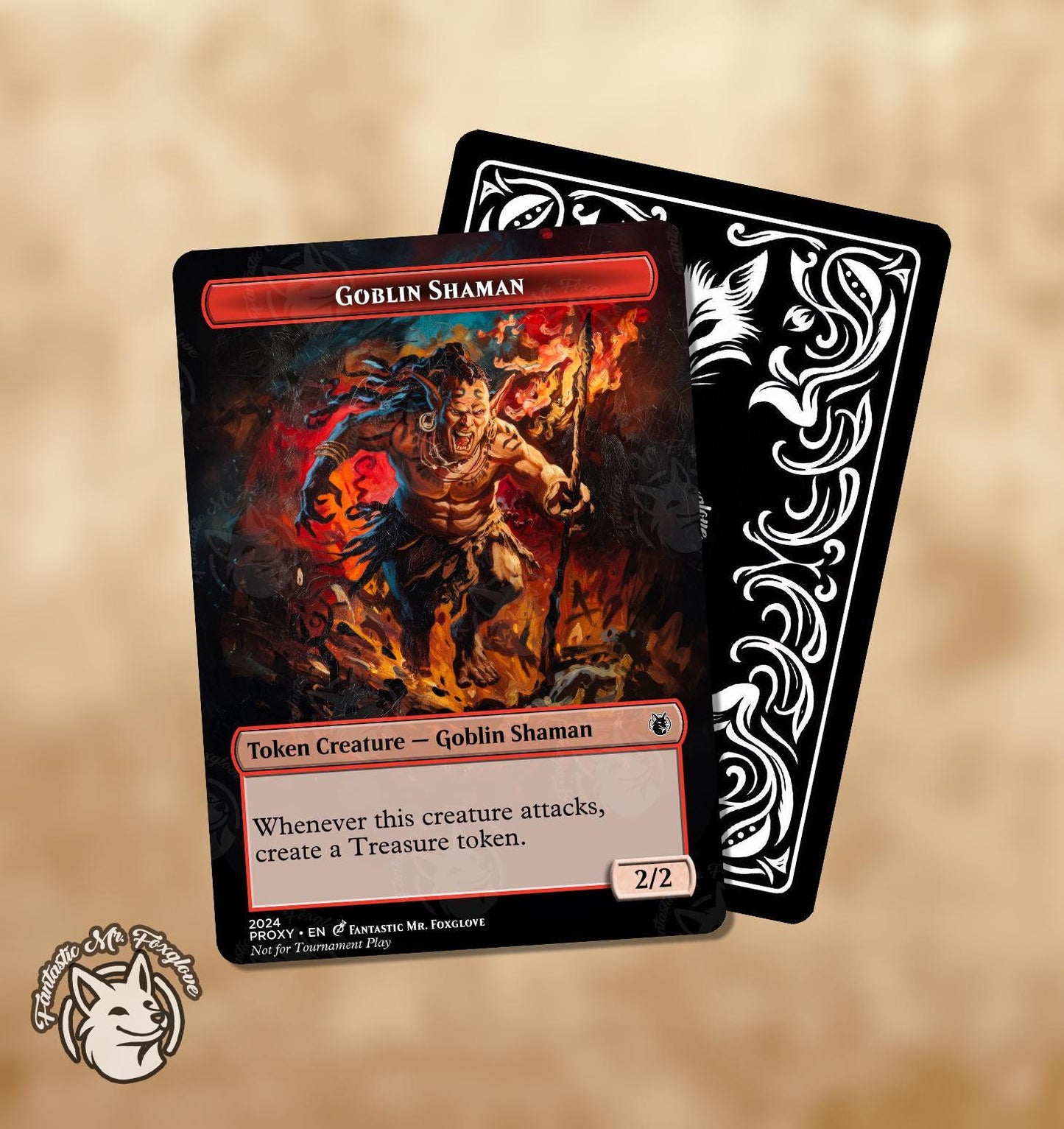 Goblin Shaman Token | Proxy Card — Choose Your Art!