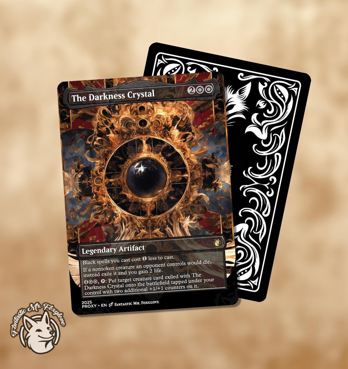 5 FF Crystals | Proxy Cards — The Water Crystal, Earth Crystal, Darkness Crystal, Fire Crystal, Wind Crystal