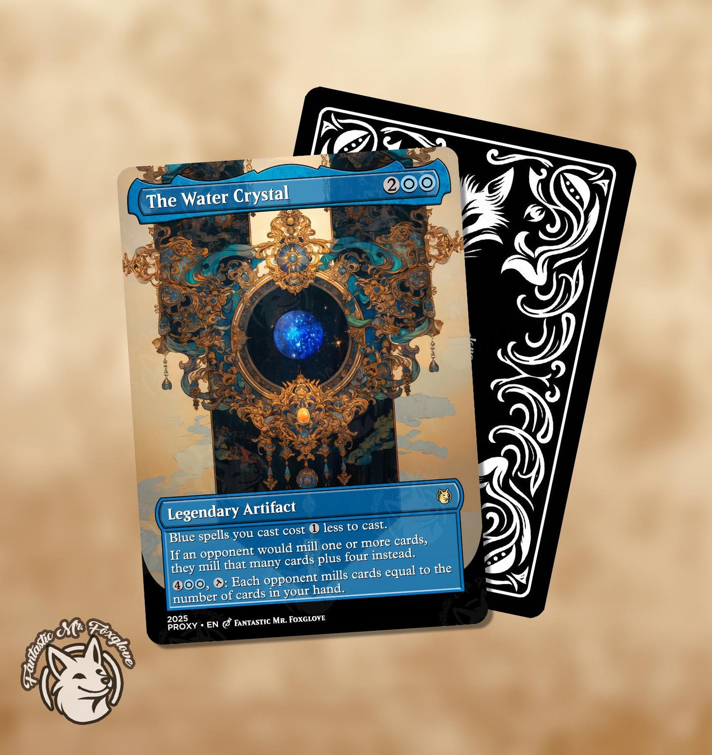 5 FF Crystals | Proxy Cards — The Water Crystal, Earth Crystal, Darkness Crystal, Fire Crystal, Wind Crystal