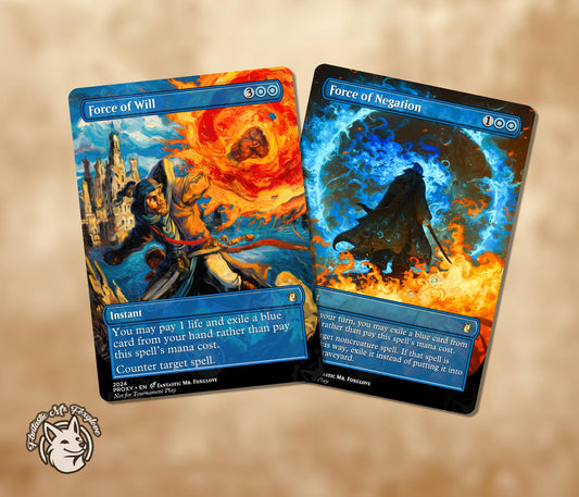 Force of Will and Force of Negation | Proxy Cards