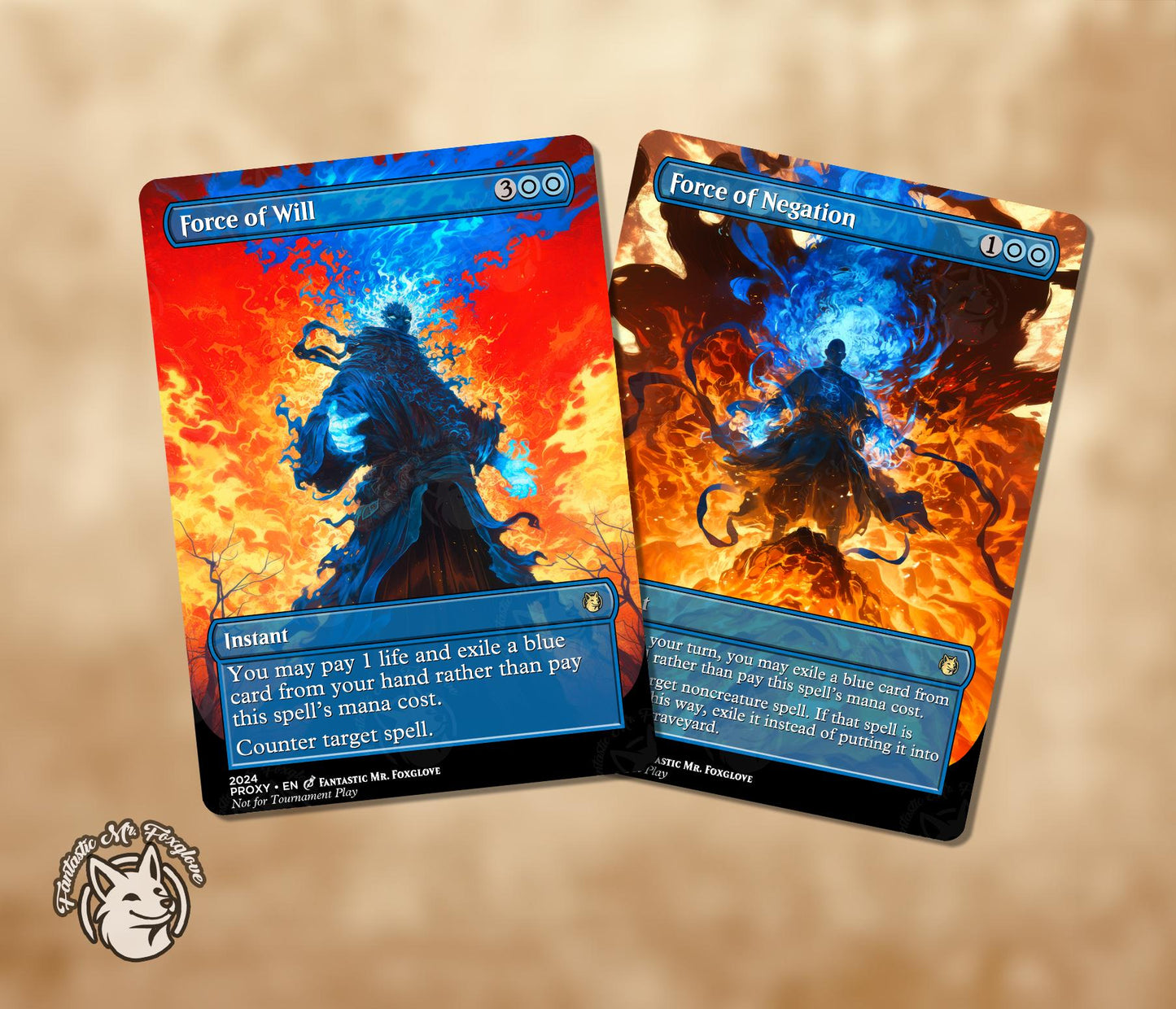 Force of Will and Force of Negation | Proxy Cards