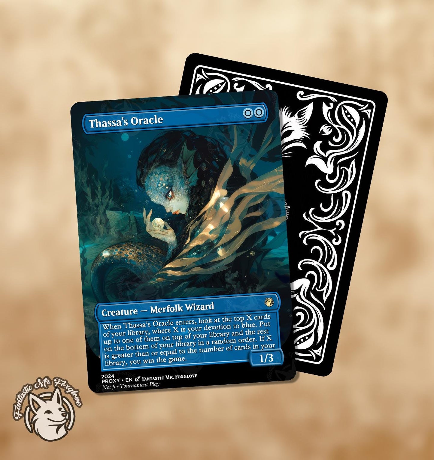 Thoracle Combo Bundle | Proxy Cards — Thassa's Oracle, Tainted Pact, and Demonic Consultation