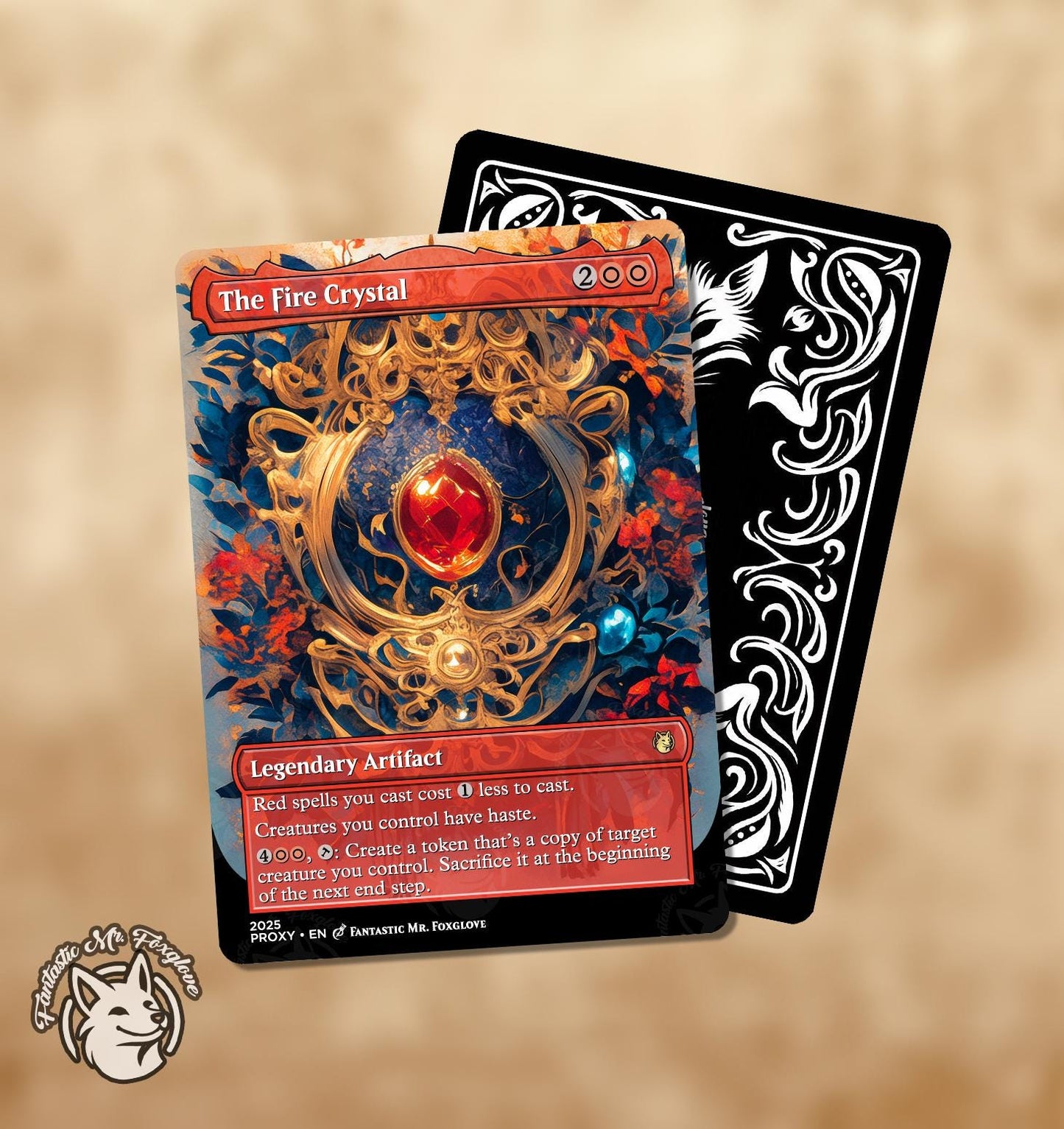 5 FF Crystals | Proxy Cards — The Water Crystal, Earth Crystal, Darkness Crystal, Fire Crystal, Wind Crystal