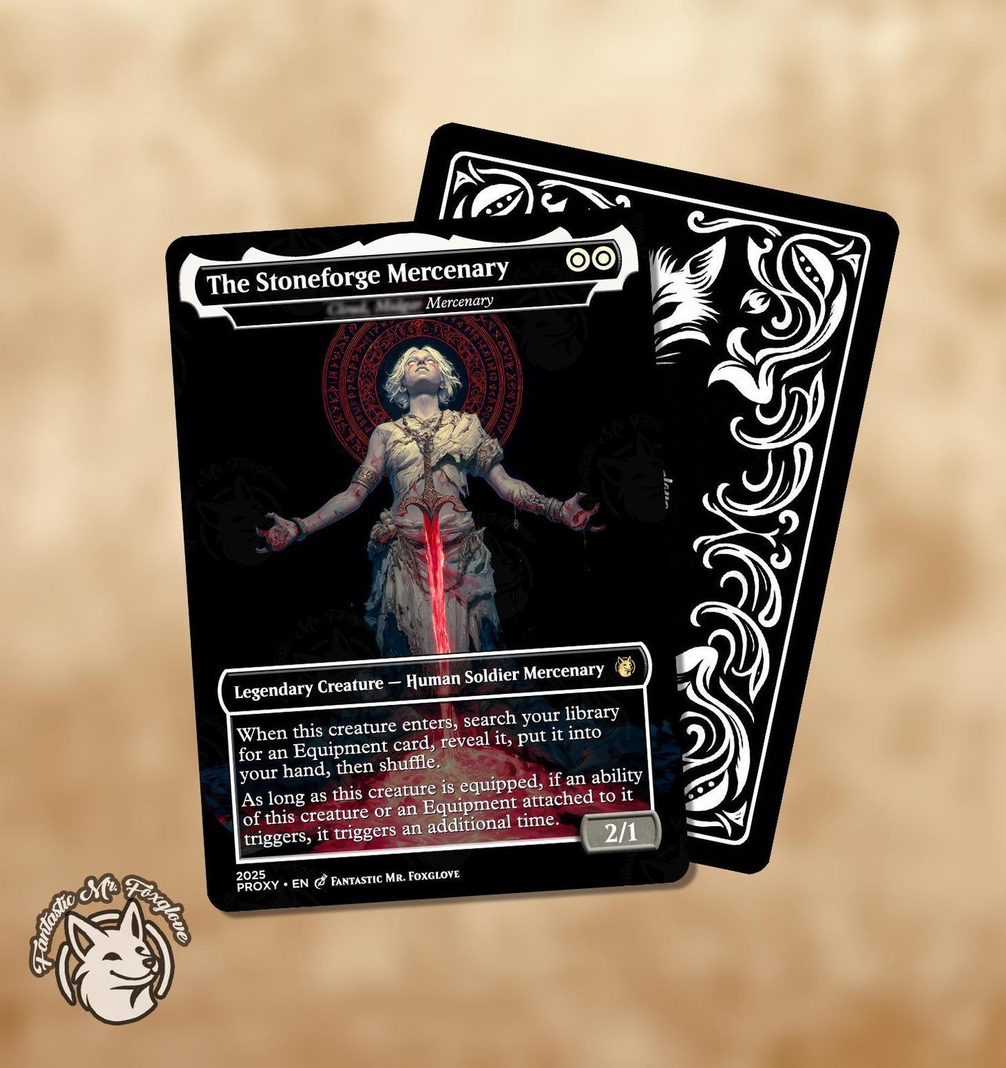 Cloud, Midgar Mercenary | Proxy Card — Custom In-Universe Nickname Version!
