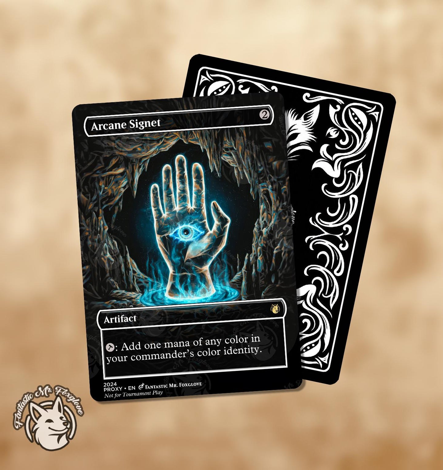 Sol Ring & Arcane Signet  | Proxy Cards