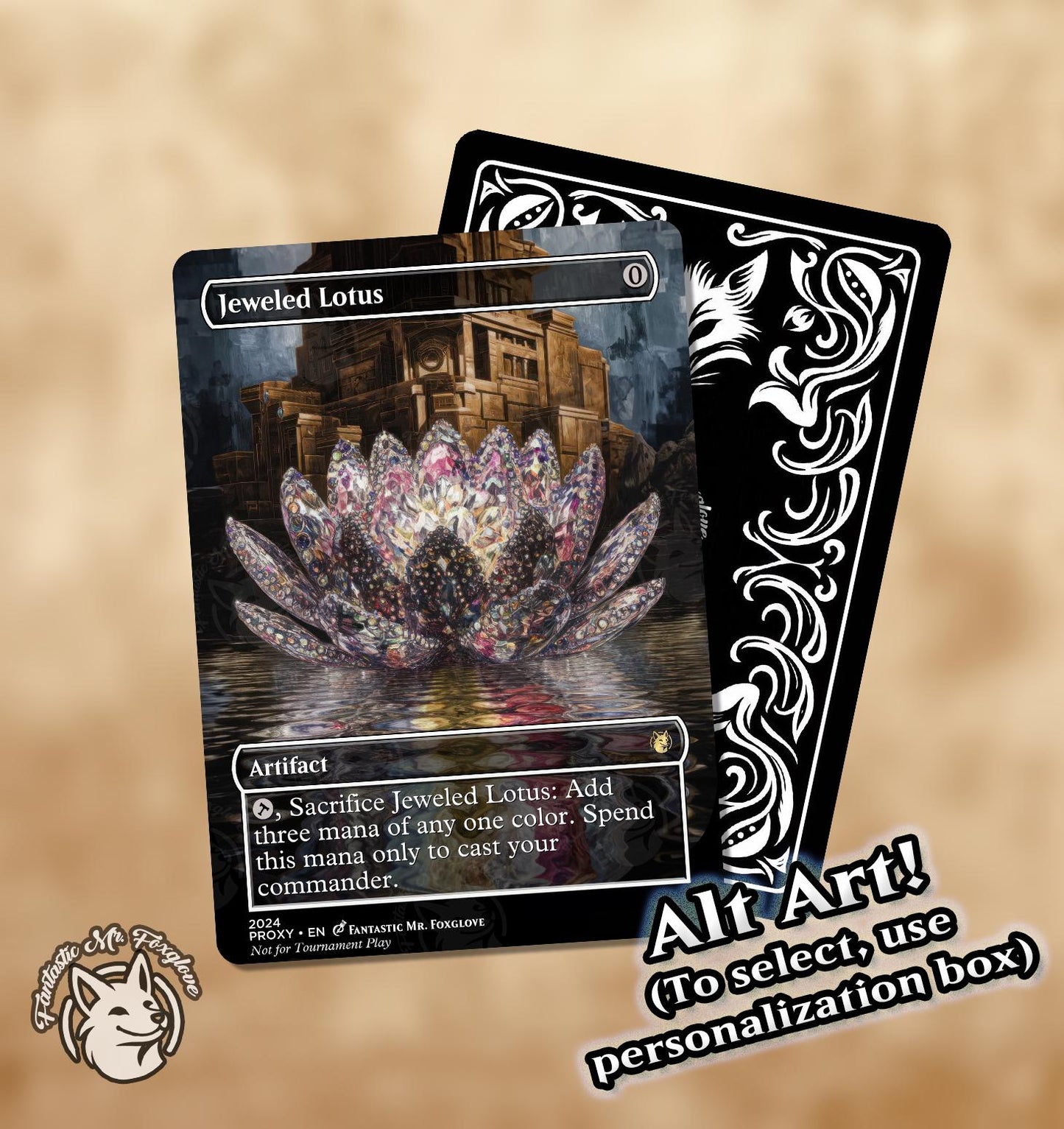 Mana Crypt & Jeweled Lotus | Proxy Cards