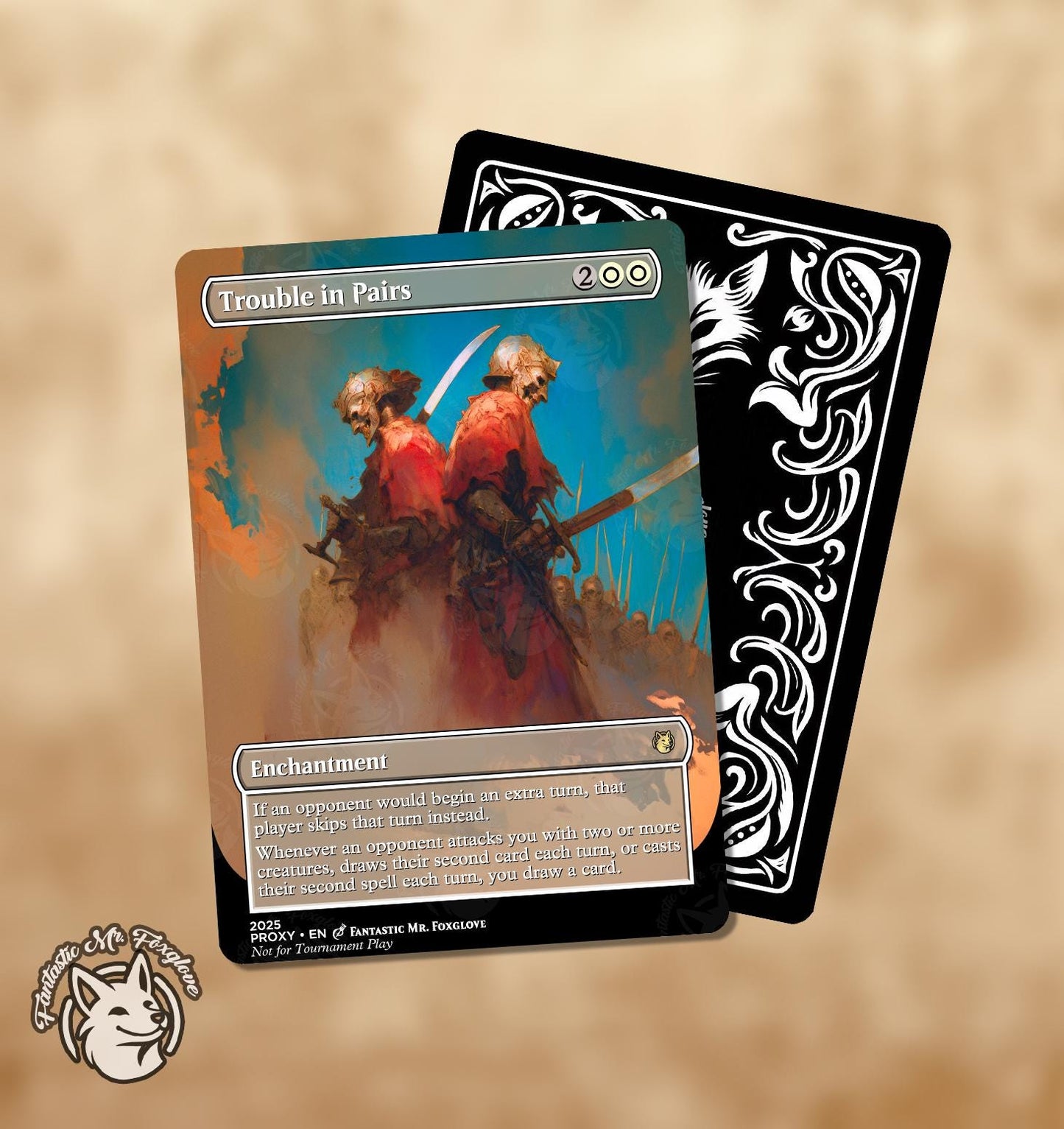 Trouble in Pairs | Proxy Card