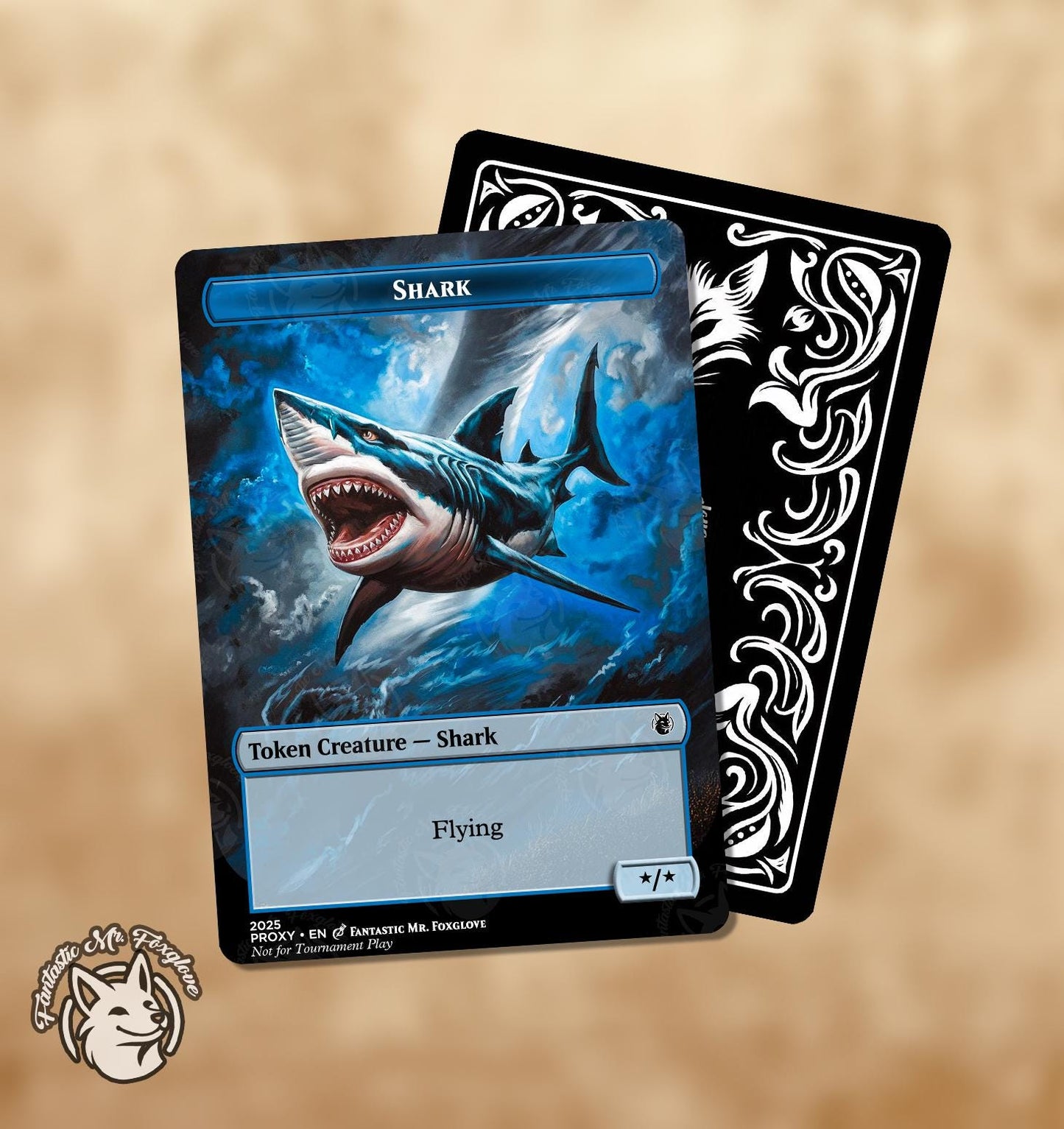 Shark Token | Proxy Card — Perfect for Shark Typhoon or Fisher's Talent!