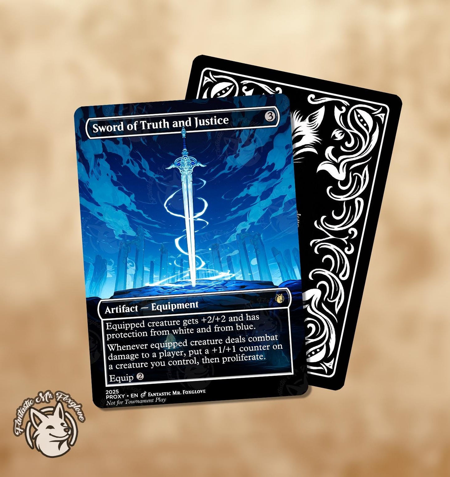 12 Swords of X and Y | Proxy Cards — Sword of Feast and Famine, Fire and Ice, Body and Mind, Light and Shadow, Truth and Justice, etc