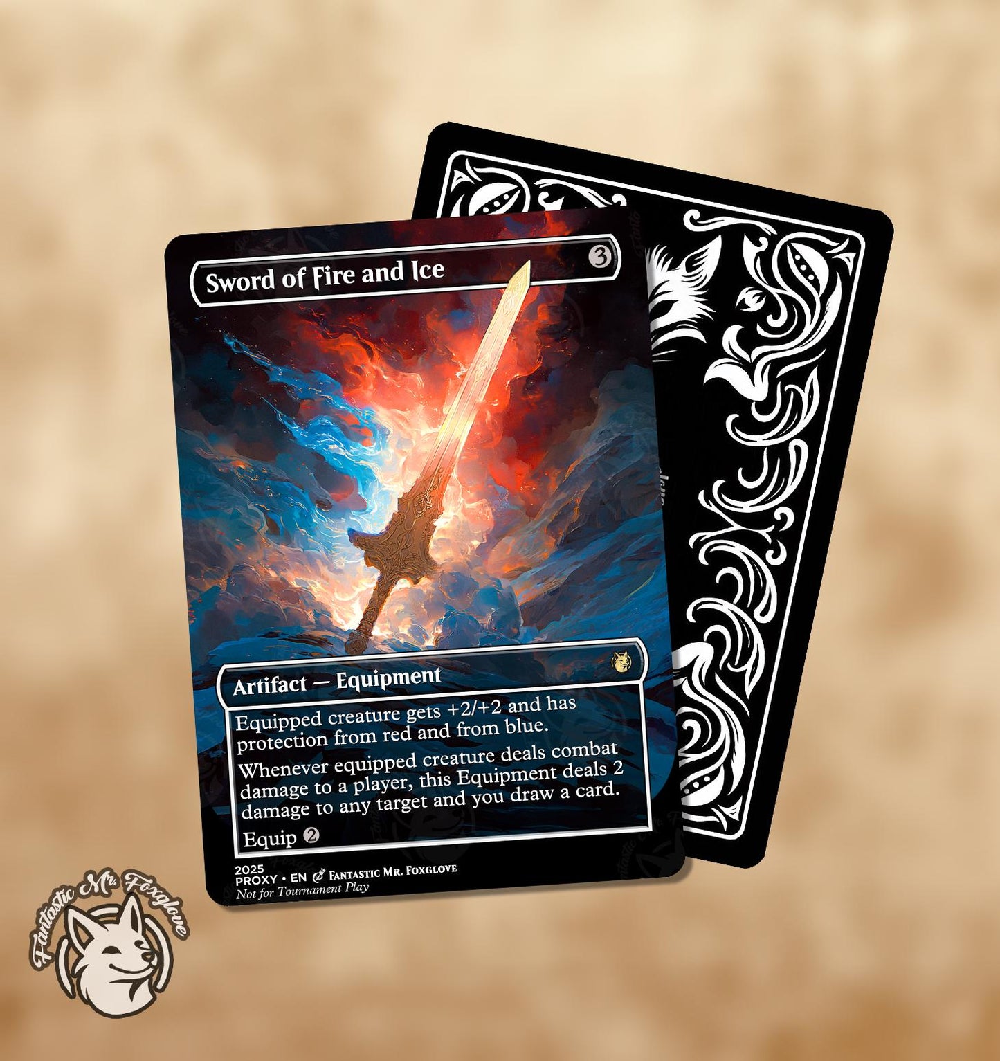 12 Swords of X and Y | Proxy Cards — Sword of Feast and Famine, Fire and Ice, Body and Mind, Light and Shadow, Truth and Justice, etc