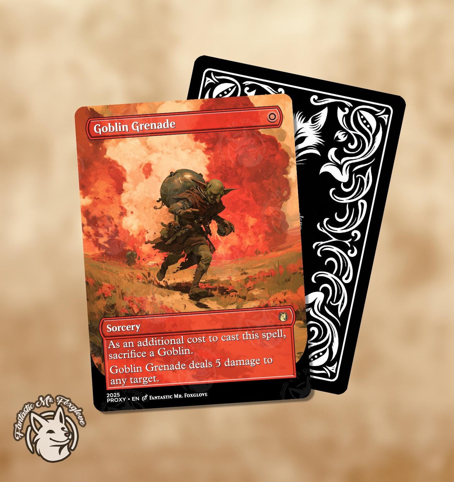 Goblin Grenade & Brightstone Ritual | Proxy Cards