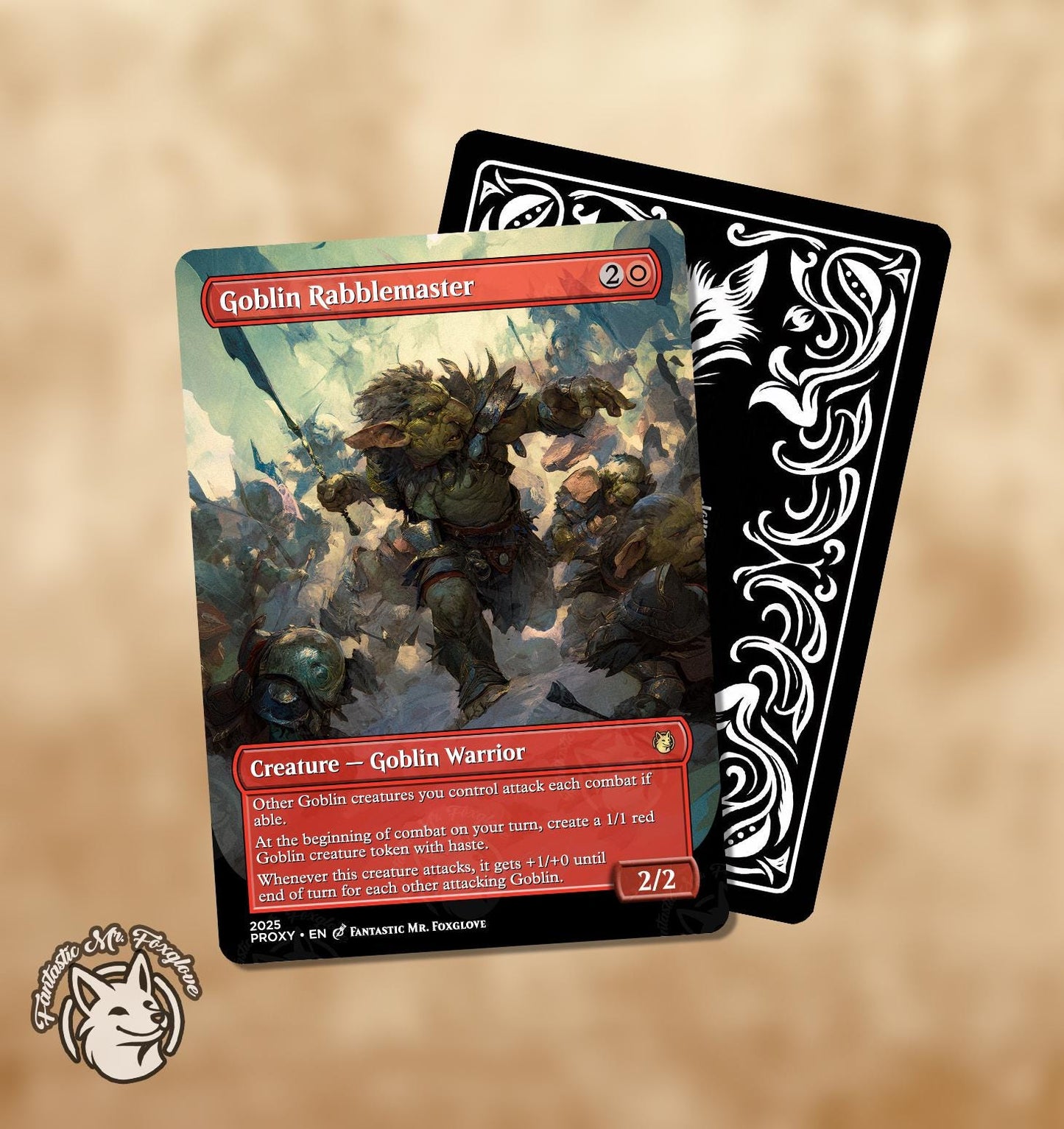 Goblin Rabblemaster & Howlsquad Heavy | Proxy Cards