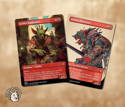 Goblin Ringleader & Goblin Piledriver | Proxy Cards