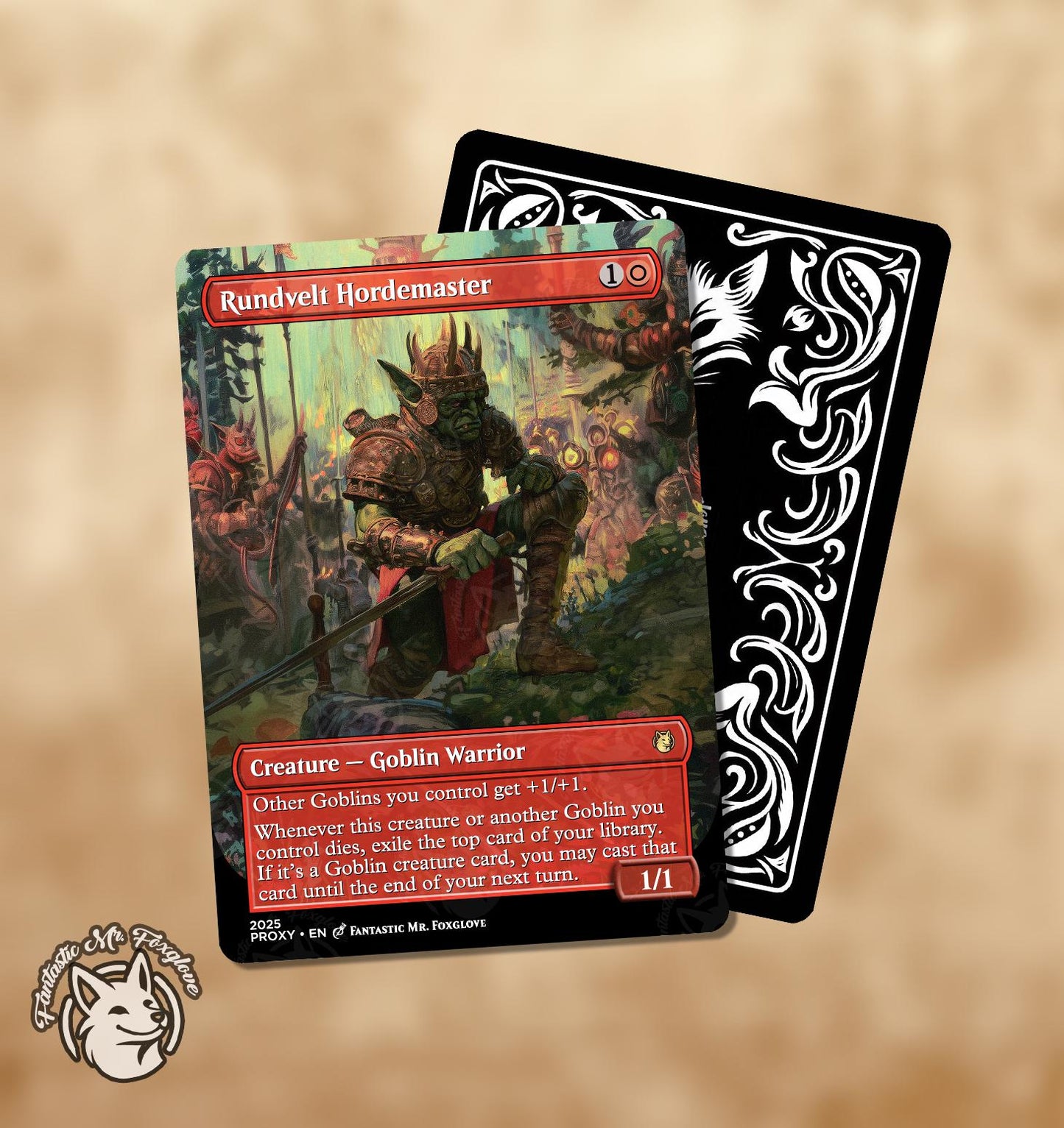 Runveldt Hordemaster & Hobgoblin Bandit Lord | Proxy Cards