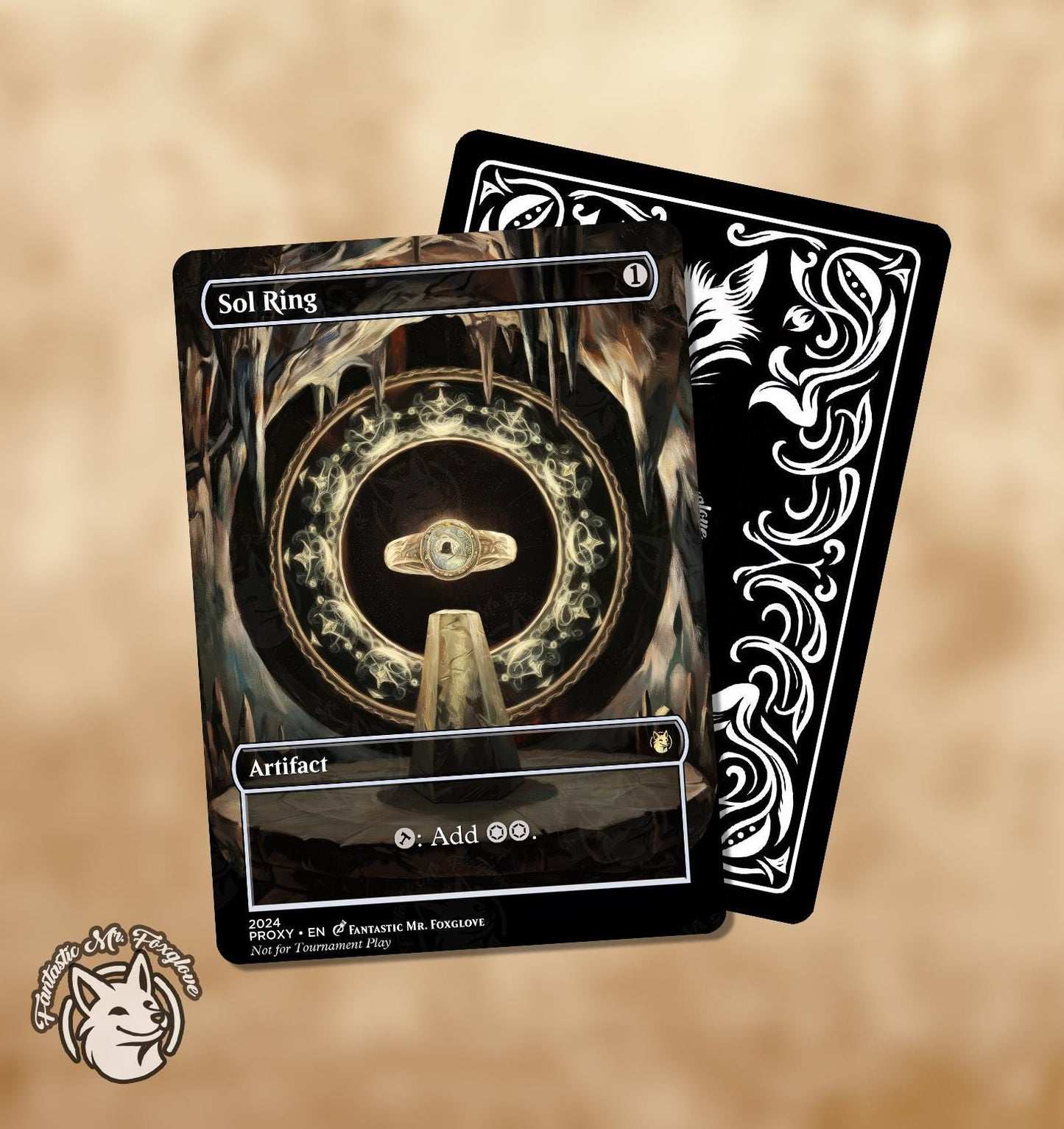 Sol Ring & Arcane Signet  | Proxy Cards