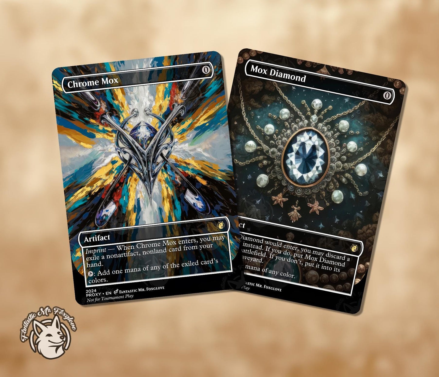 Chrome Mox & Mox Diamond | Proxy Cards