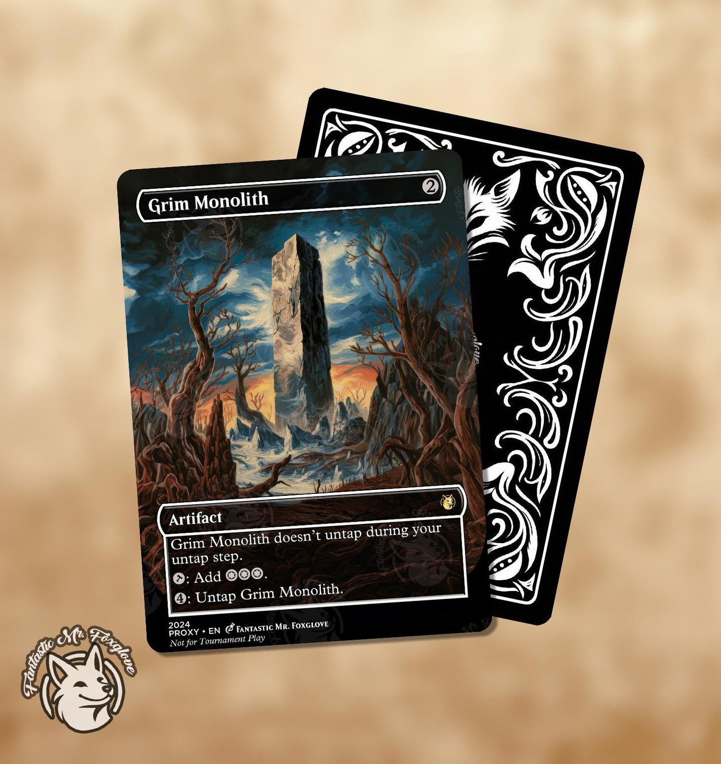 Mana Vault & Grim Monolith | Proxy Cards