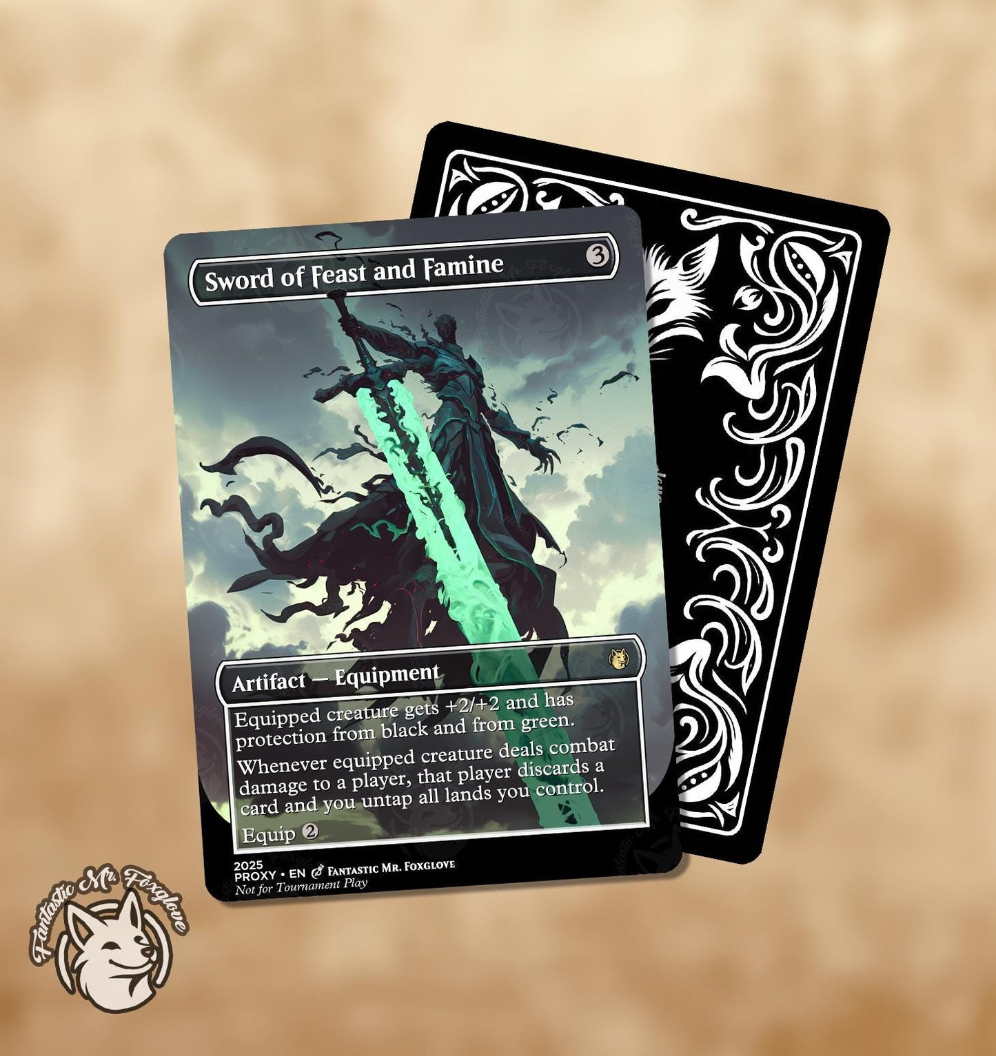 12 Swords of X and Y | Proxy Cards — Sword of Feast and Famine, Fire and Ice, Body and Mind, Light and Shadow, Truth and Justice, etc