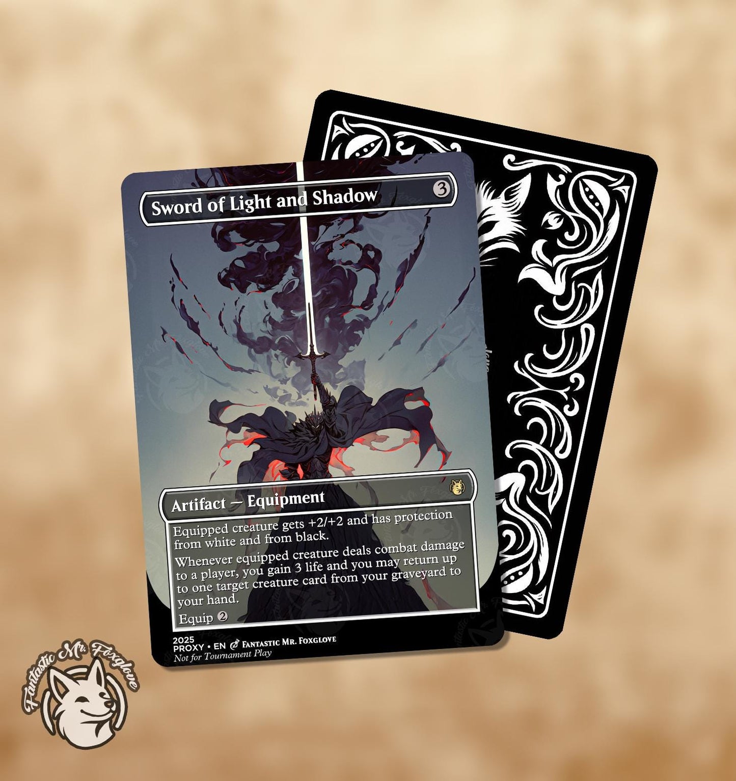 12 Swords of X and Y | Proxy Cards — Sword of Feast and Famine, Fire and Ice, Body and Mind, Light and Shadow, Truth and Justice, etc
