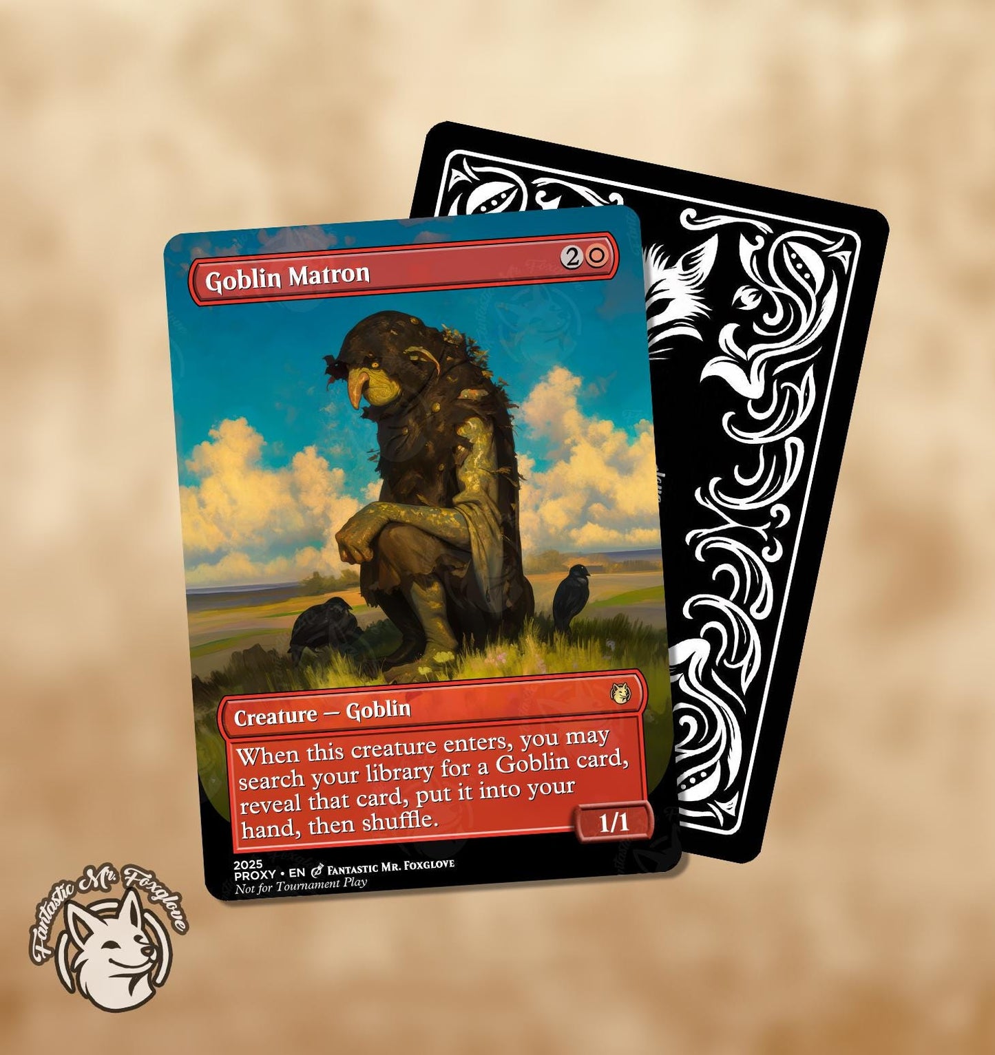 Goblin Recruiter & Goblin Matron | Proxy Cards