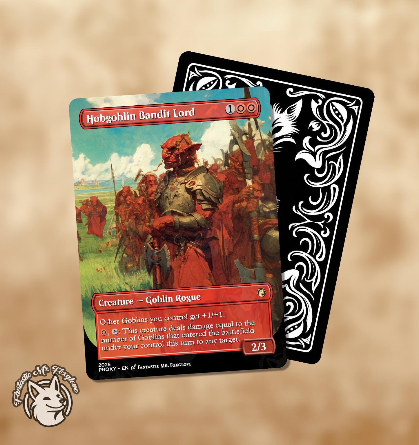 Runveldt Hordemaster & Hobgoblin Bandit Lord | Proxy Cards